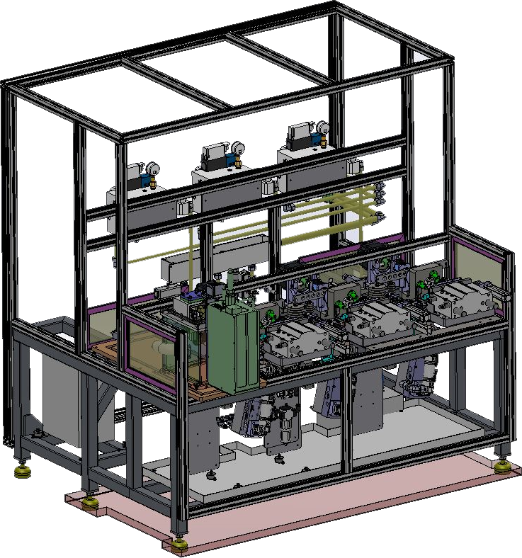 水、油泵装配及检测设备